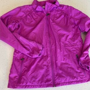 XL Columbia Jacket Women Omni Tech Fleece Lined Winter  Zip Pink Super Soft Fall